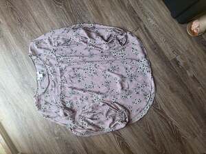 LOFT Outlet Floral Print Long Sleeve Blouse Size M
